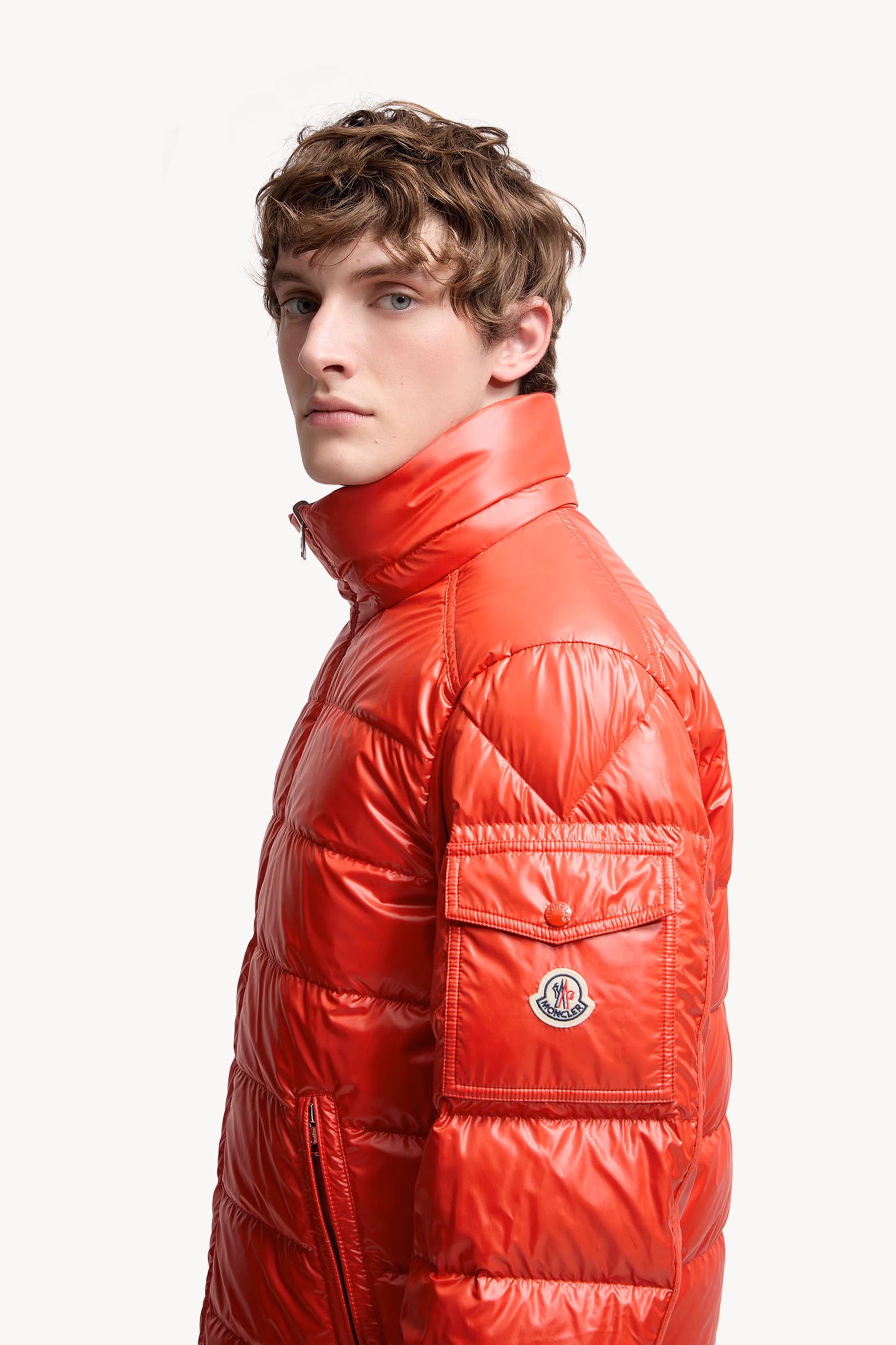 Jonage Reversible Hooded Short Down Jacket Men Brown Moncler 8